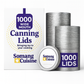 Somang Cuisine - 1000 Count: 1000 Wide Mouth Canning Lids 304 Stainless Steel